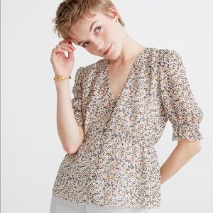 Madewell silk top